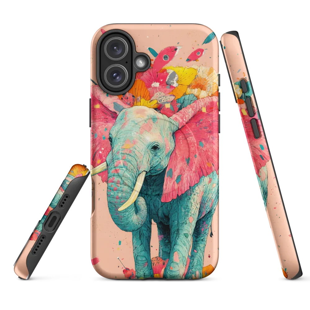 Whimsical Elegance: The Floral Elephant