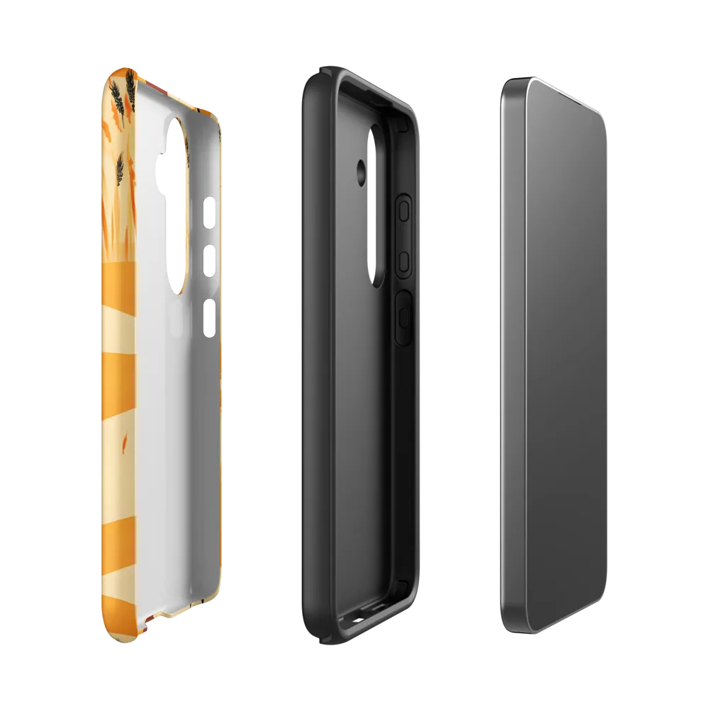 Embracing the Fields: A Floral Journey | Phone Case |  S24 | Tough Case | Matte