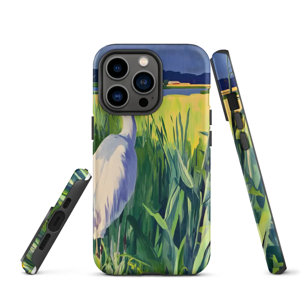 Graceful Presence: The Heron in the Meadow