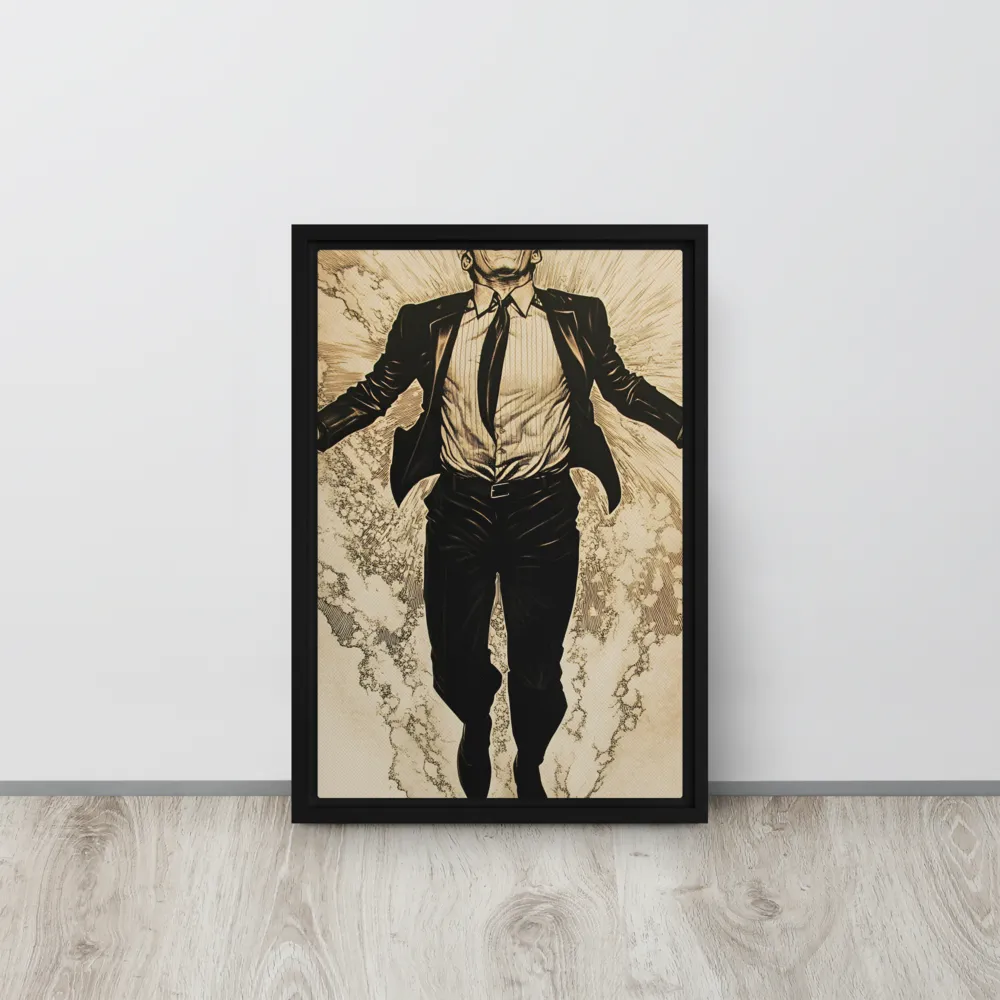 Ascendancy of the Spirit | Canvas with Black Frame | 12″×18″