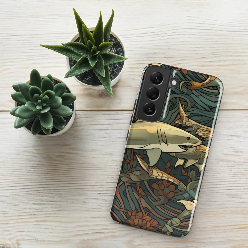 Dynamic Harmony of Sharks and Flora