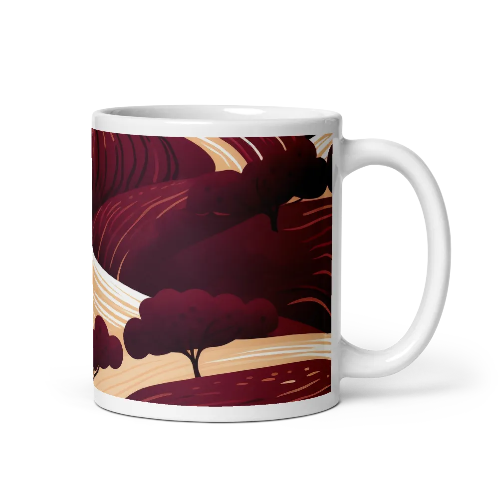 Serenity in the Hills | Mug with White inside | 11 oz