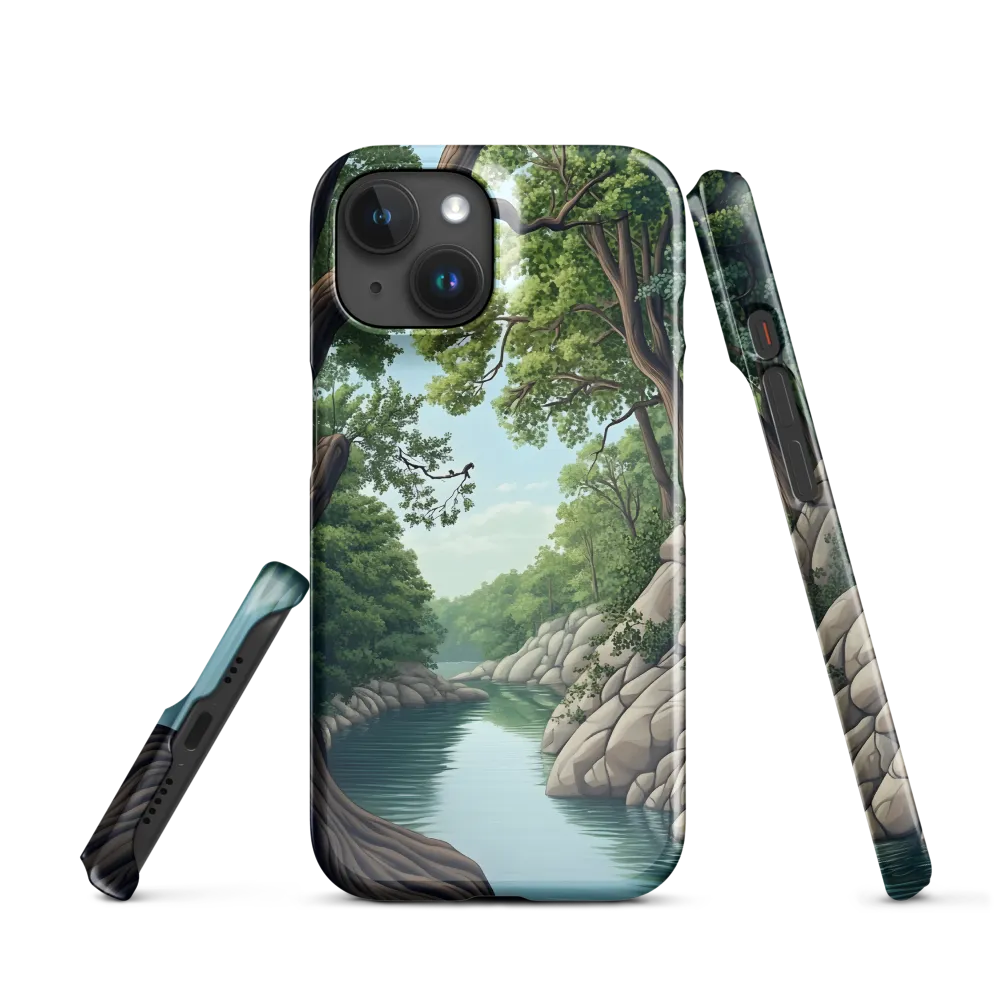 Tranquil Reflections: A Serene River Landscape