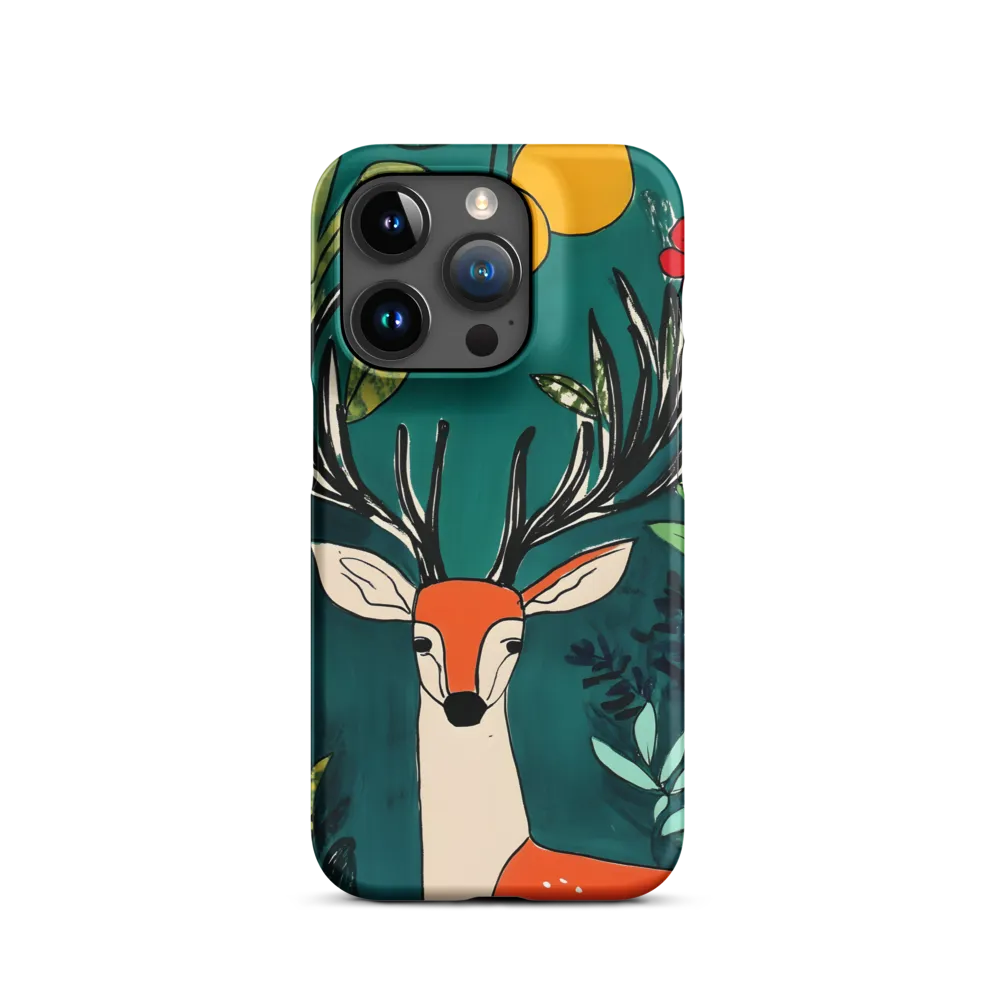 Nature's Embrace: The Majestic Deer | Phone Case |  15 Pro | Snap Case | Matte