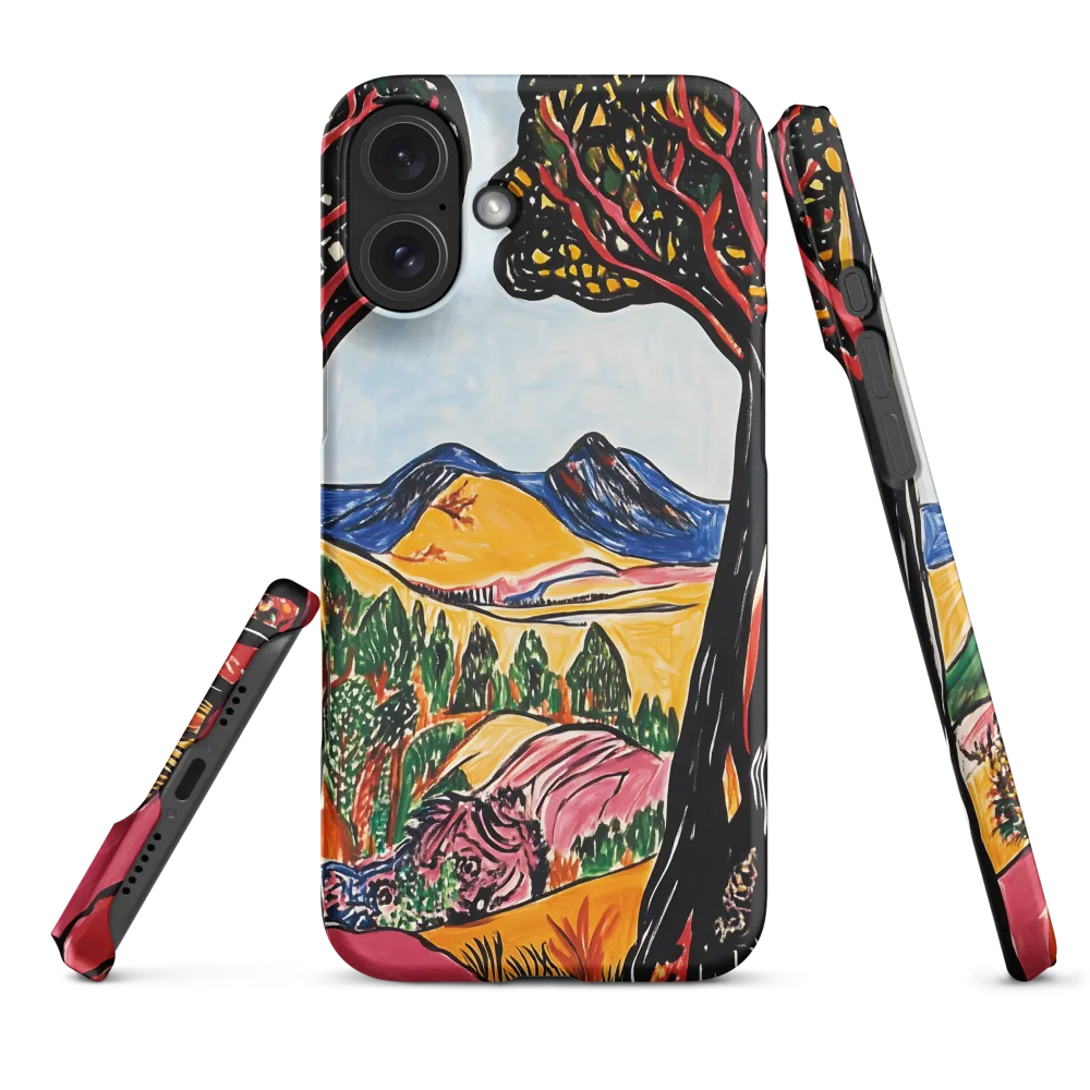 Vibrant Nature's Embrace | Phone Case |  16 Plus | Snap Case | Matte