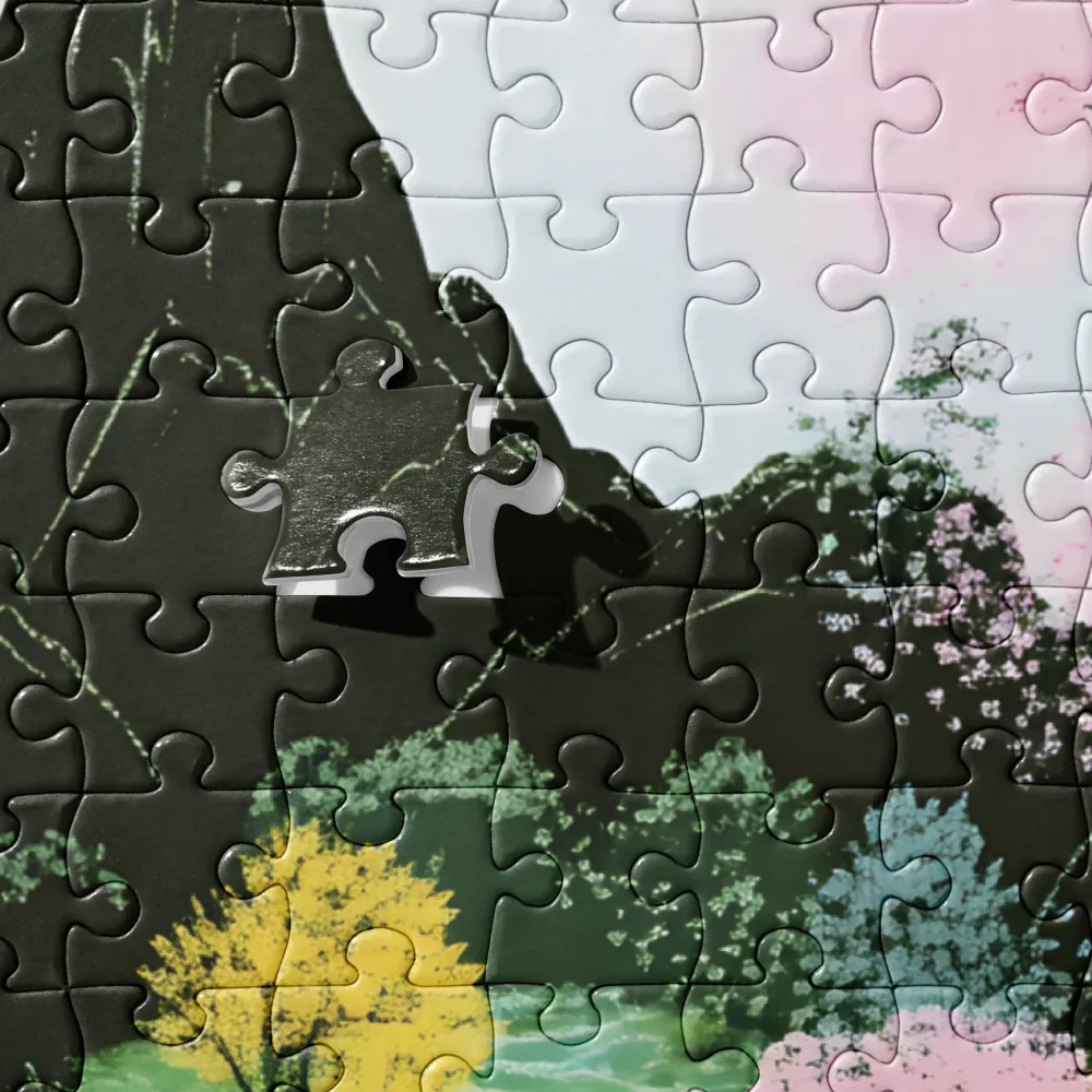 Tranquil Reflections: A Serene Landscape | Jigsaw Puzzle | 252/520 pieces