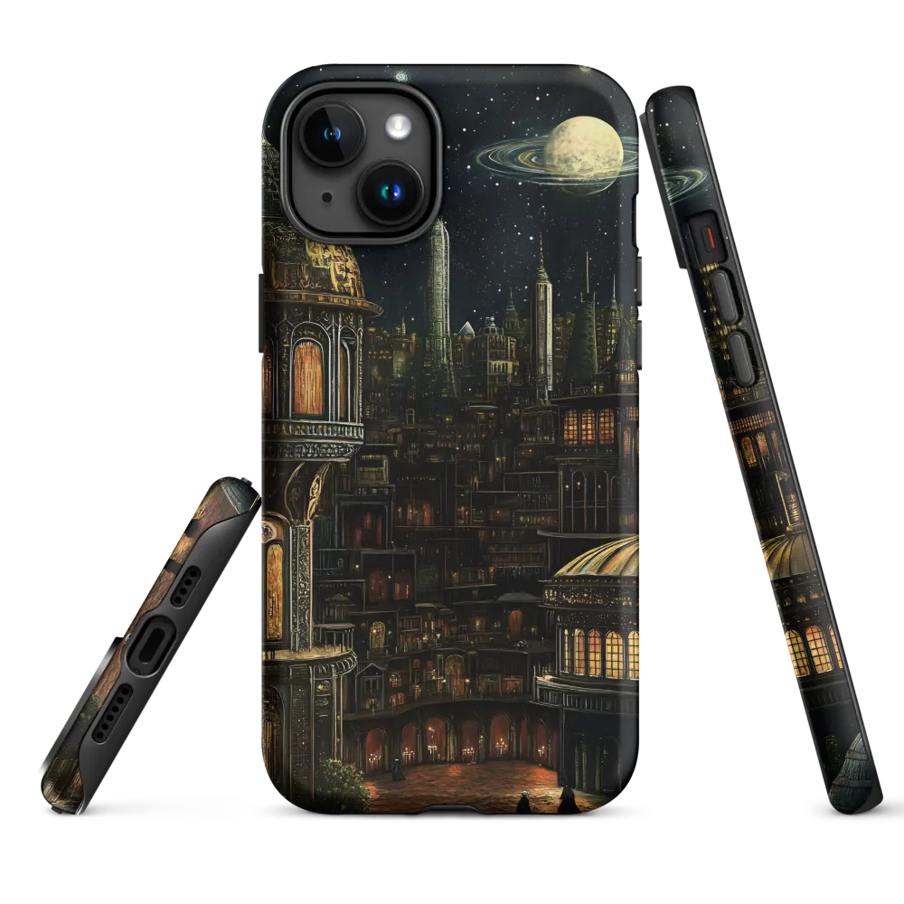Celestial Enigma: A Surreal Cityscape