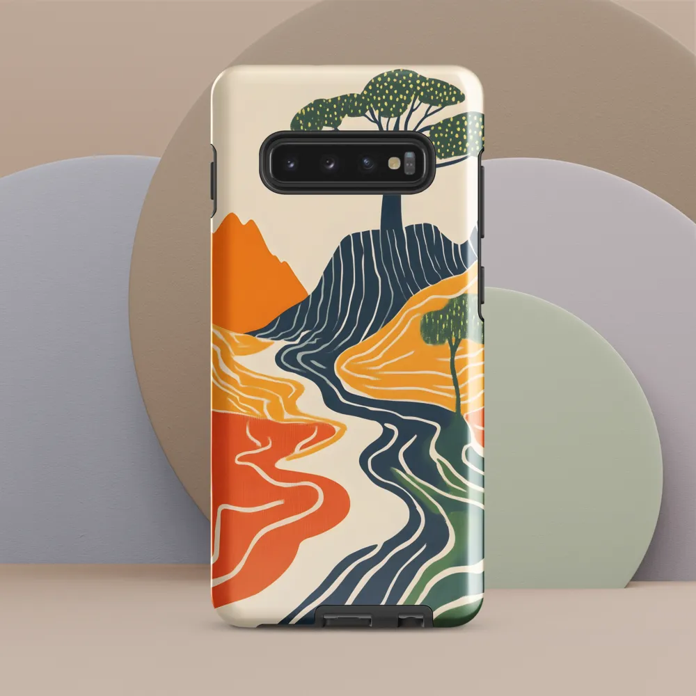 Waves of Serenity | Phone Case |  S10 Plus | Tough Case | Glossy