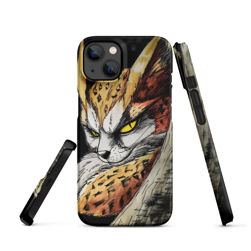 Fierce Gaze of the Wild Cat