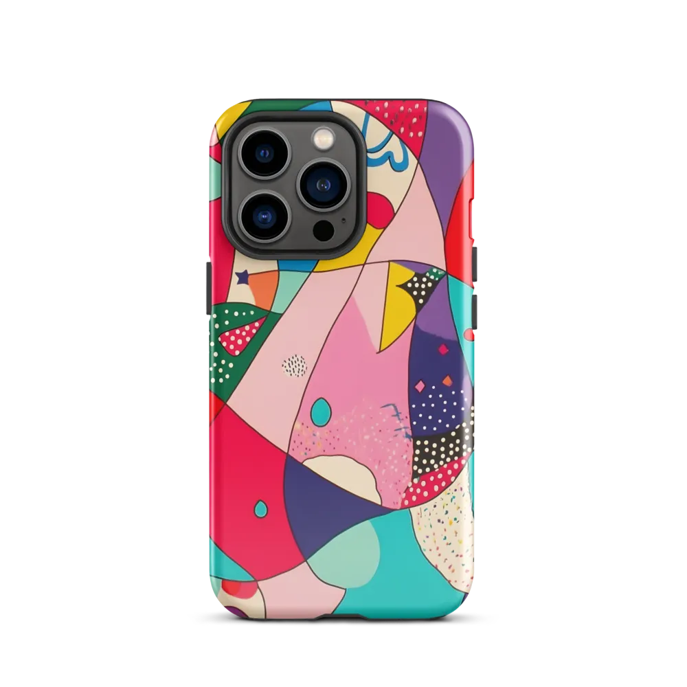 Playful Geometry in Color | Phone Case |  13 Pro | Tough Case | Glossy