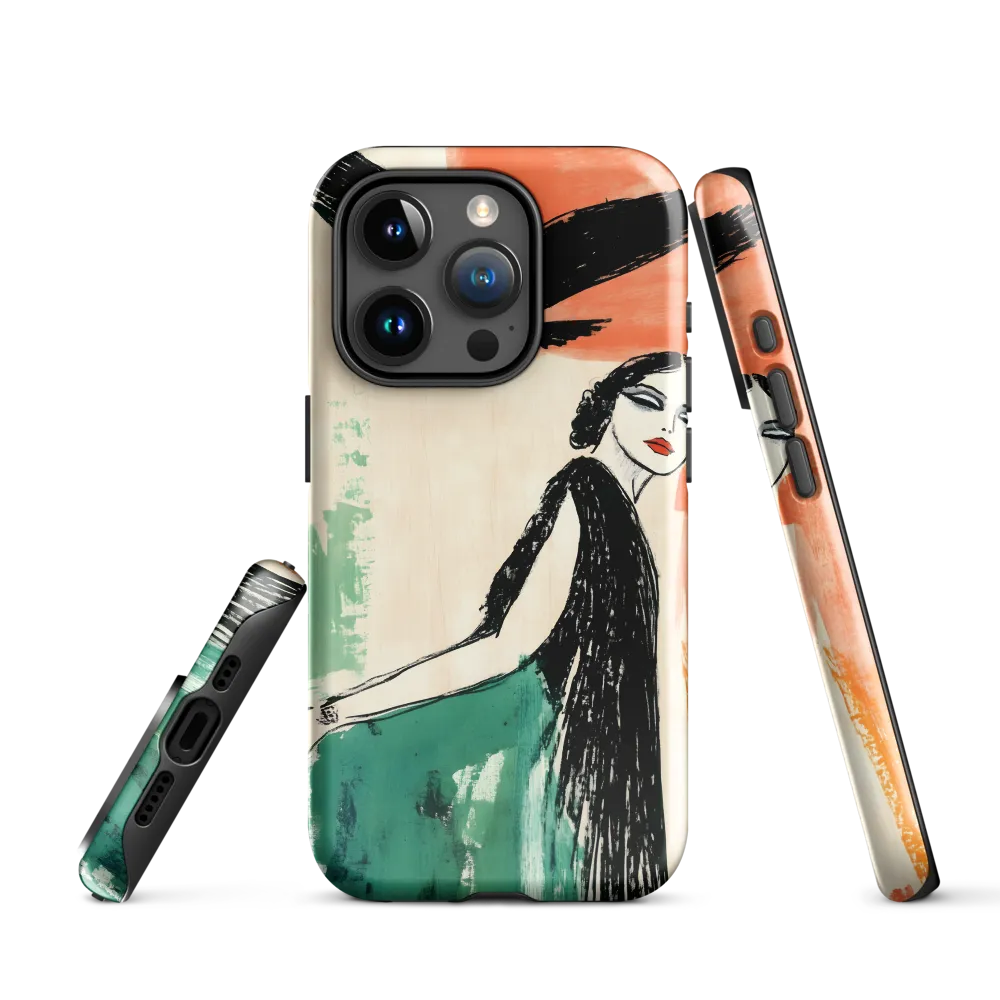 Elegance in Flight | Phone Case |  15 Pro | Tough Case | Glossy