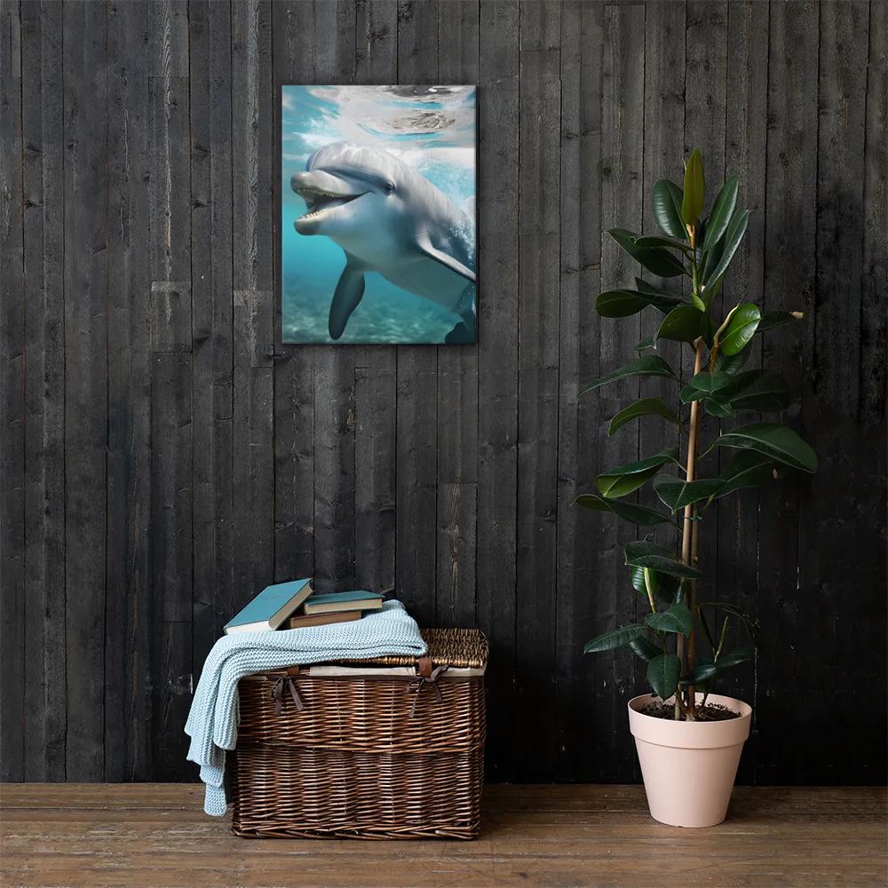 Joyful Marine Grace | Canvas | 18″×24″