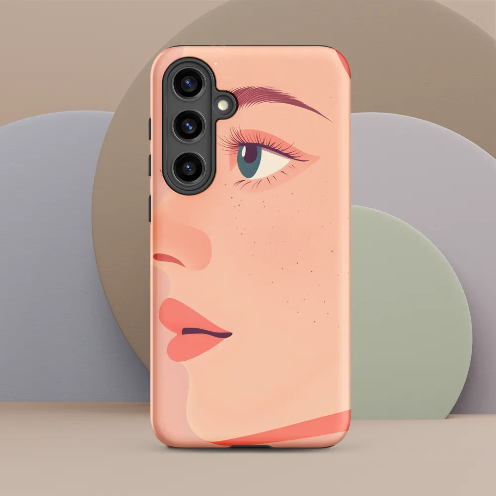 Serenity in Profile | Phone Case |  S24 Plus | Tough Case | Matte