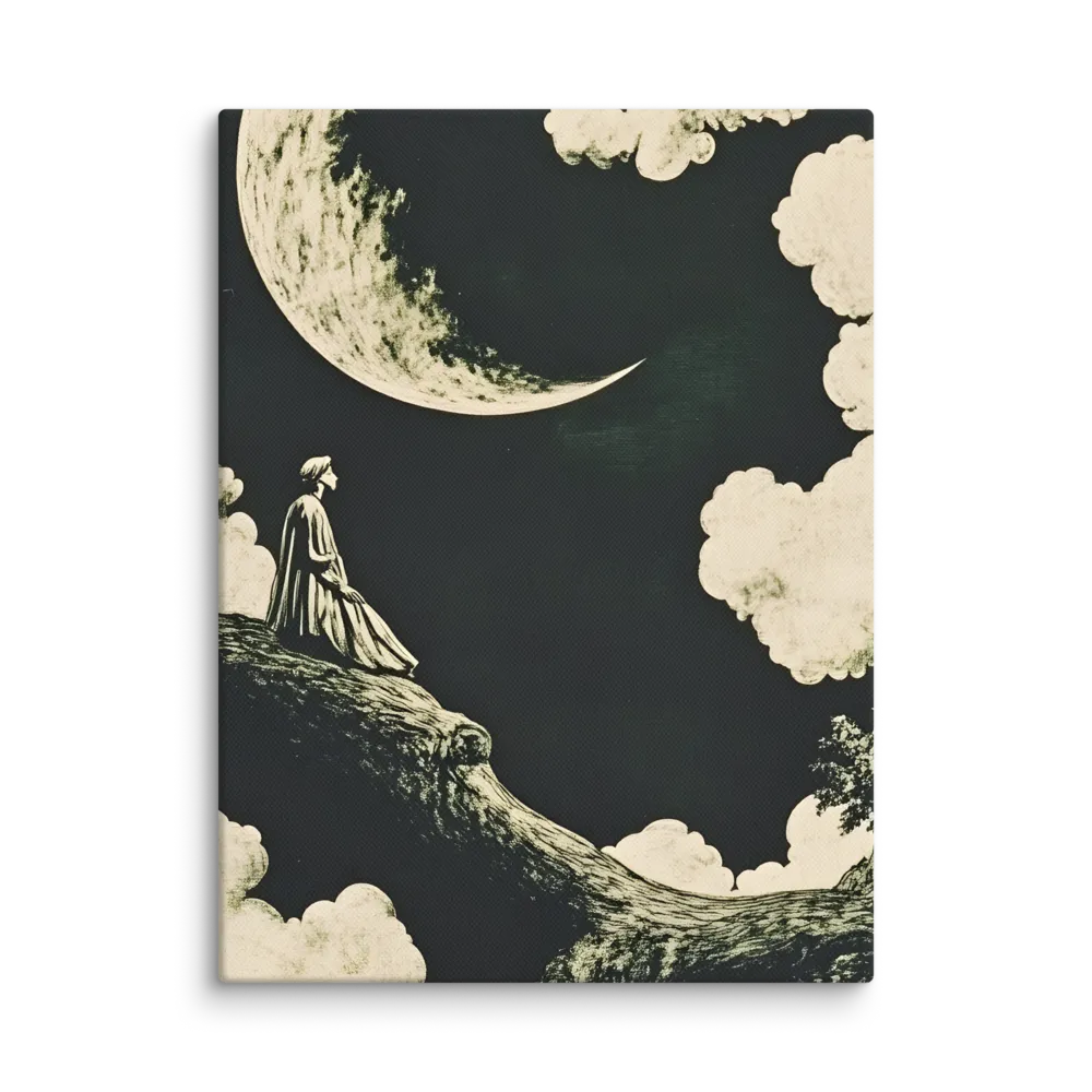 Whispers of the Moon | Canvas | 12″×16″