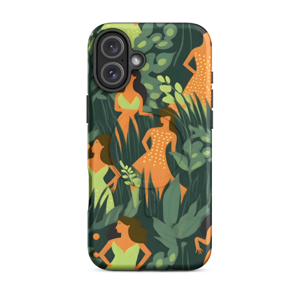 Playful Harmony in Patterns | Phone Case |  16 Plus | MagSafe® Tough Case | Matte