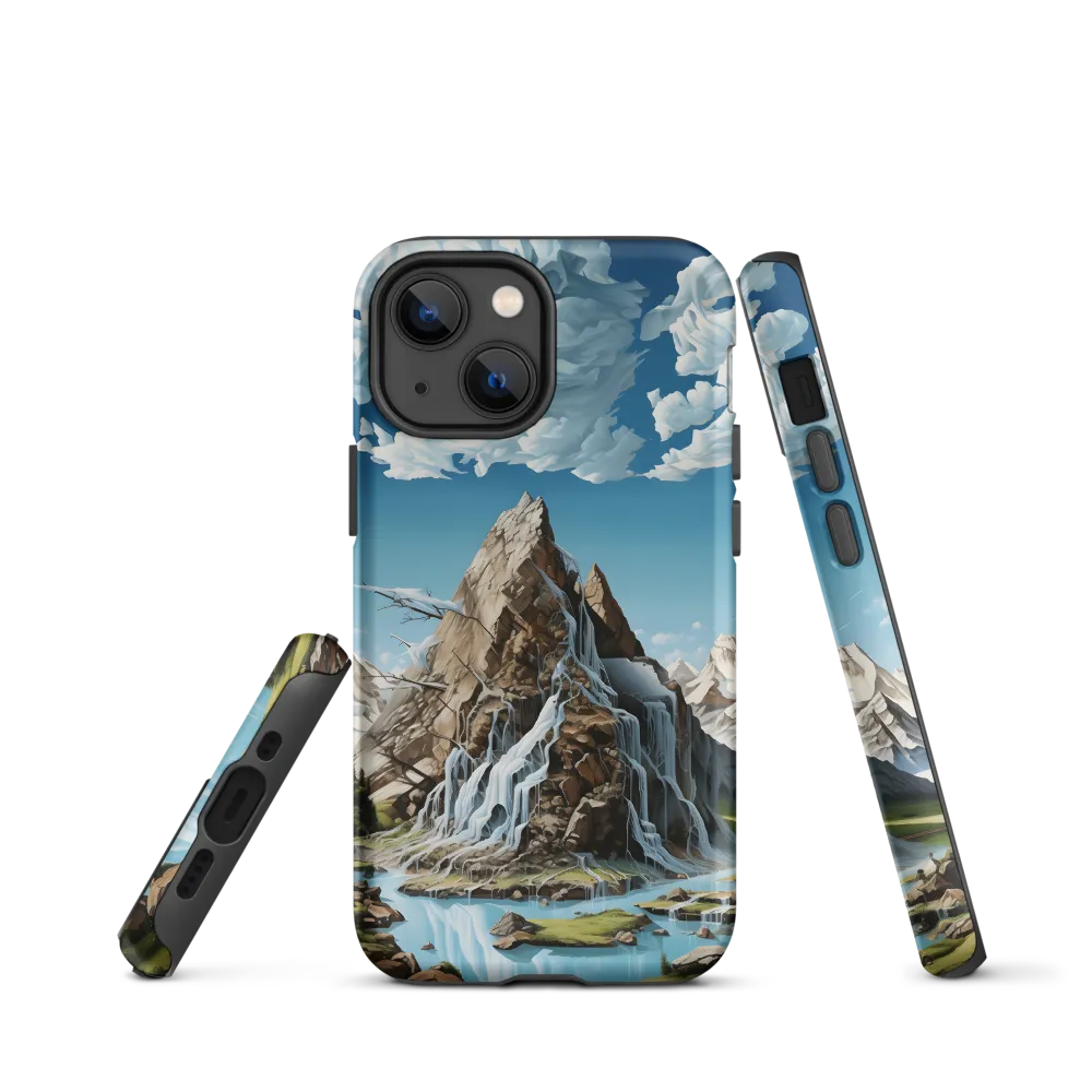 Majestic Cascade: A Mountain Masterpiece