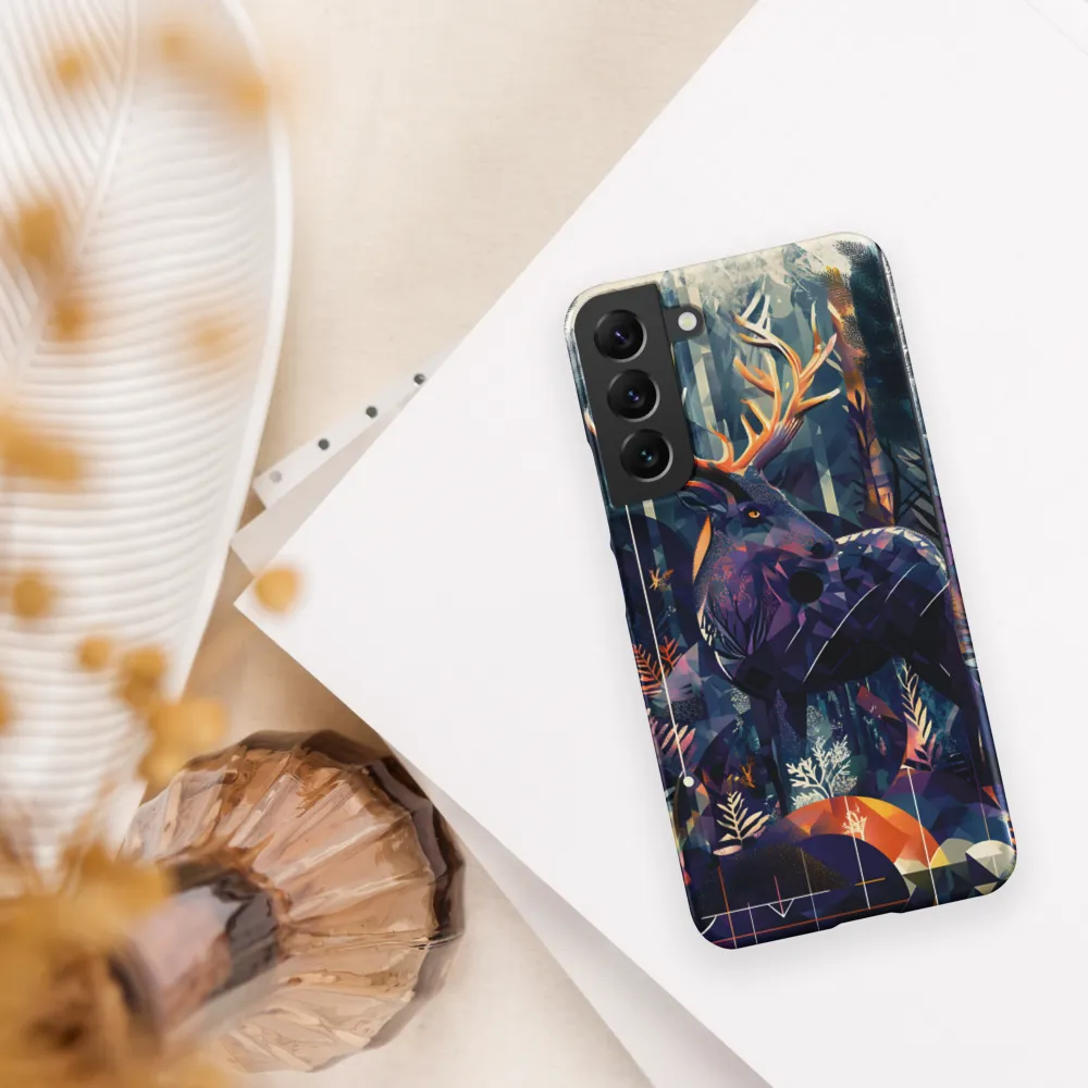 Majestic Serenity: A Geometric Forest Encounter