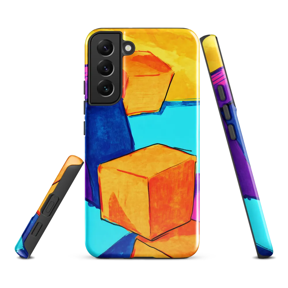 Playful Cubes in Vibrant Harmony