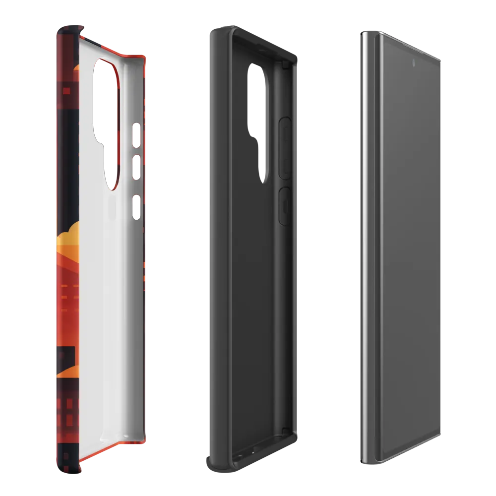 Radiance of the Urban Horizon | Phone Case |  S22 Ultra | Tough Case | Matte