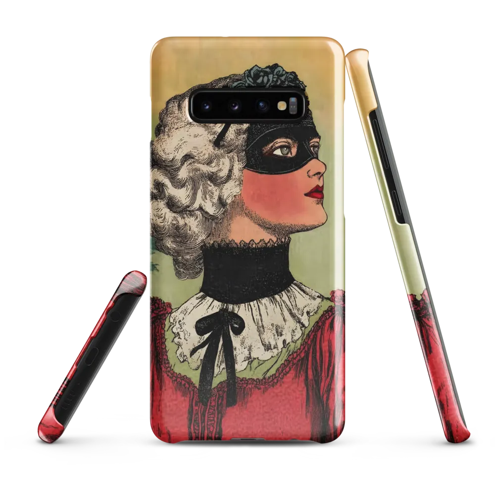 Masked Elegance | Phone Case |  S10 Plus | Snap Case | Glossy