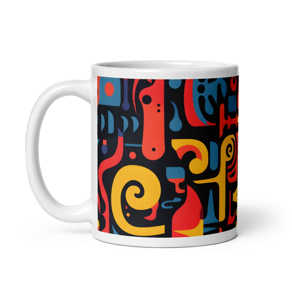 Mosaic of Playful Patterns | Mug with White inside | 11 oz