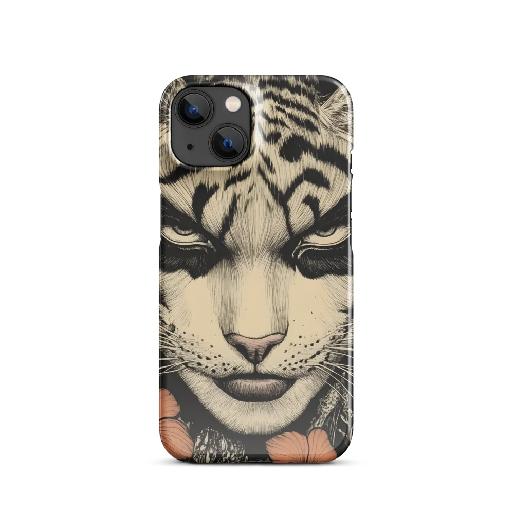 Feline Majesty: The Human-Leopard Connection | Phone Case |  14 | Snap Case | Glossy