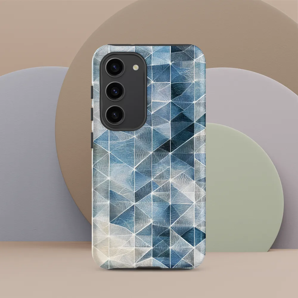 Geometric Harmony in Blue