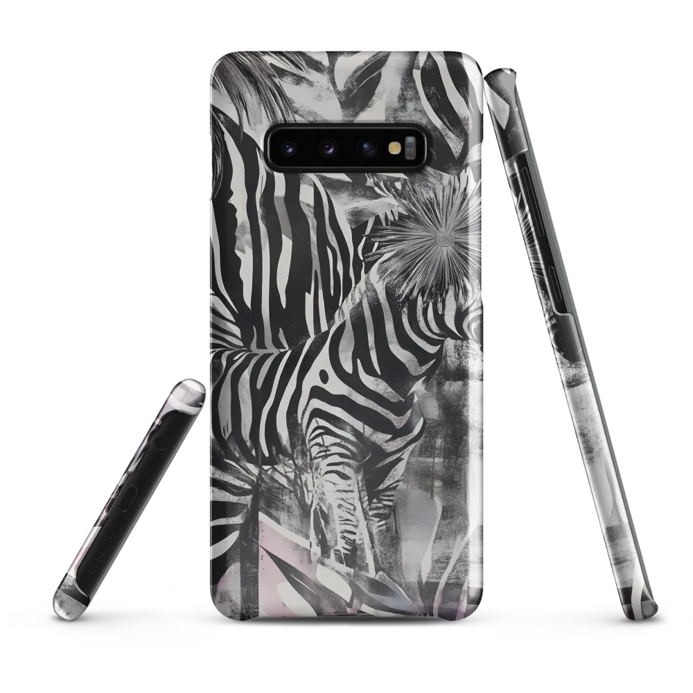 Zebra in the Jungle of Illusions | Phone Case |  S10 Plus | Snap Case | Glossy