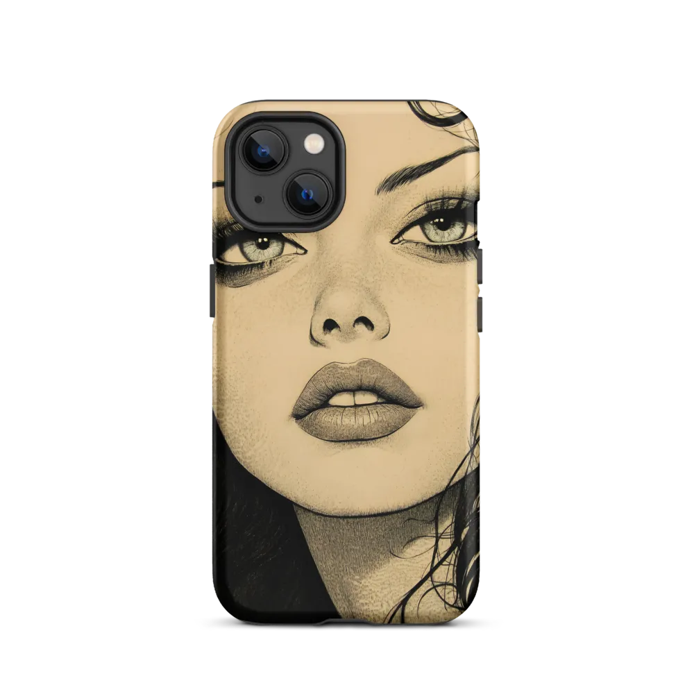 Enigmatic Gaze | Phone Case |  13 | Tough Case | Matte