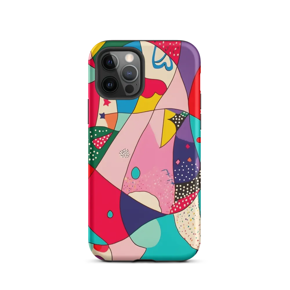 Playful Geometry in Color | Phone Case |  12 Pro | Tough Case | Matte