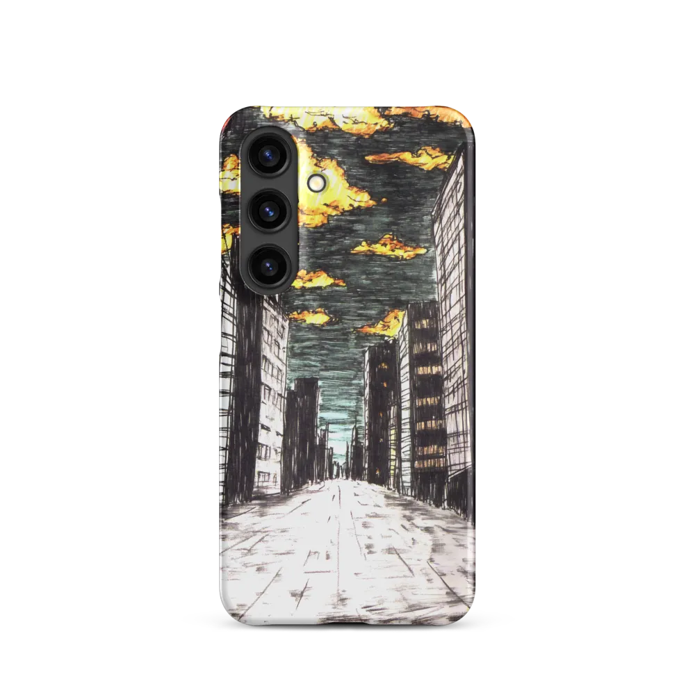 Eclipsed Cityscape