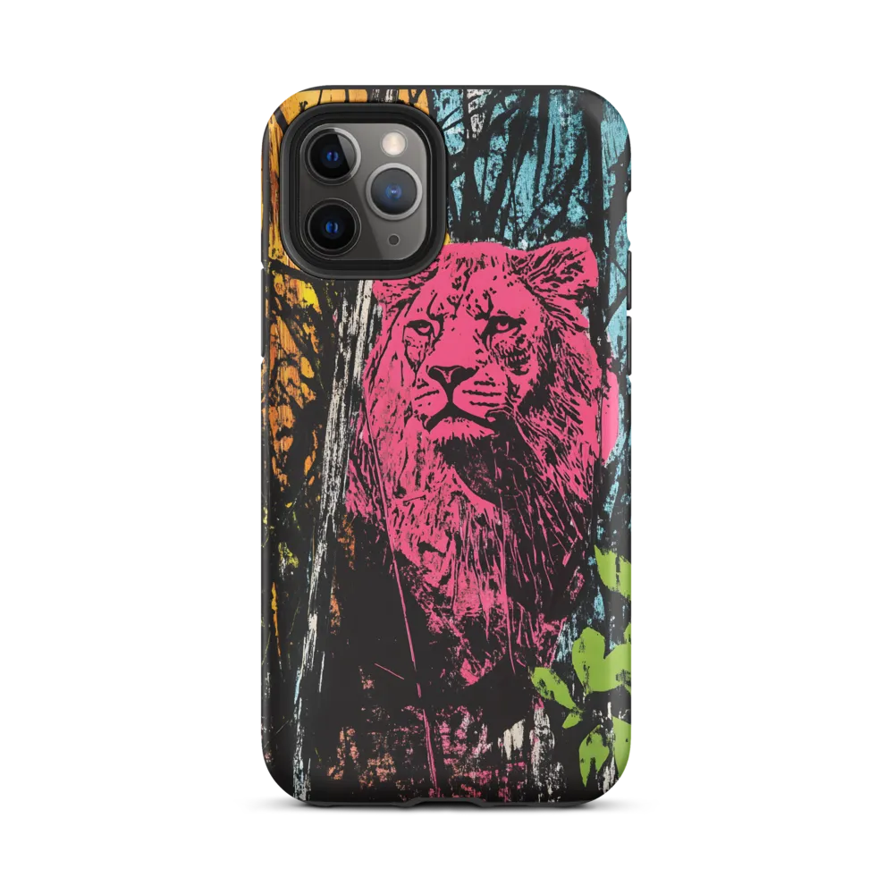 Fierce Vibrance: The Pink Lion