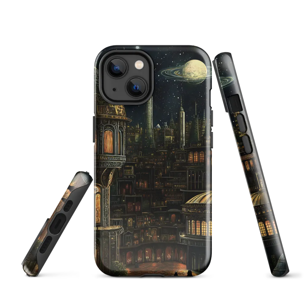 Celestial Enigma: A Surreal Cityscape