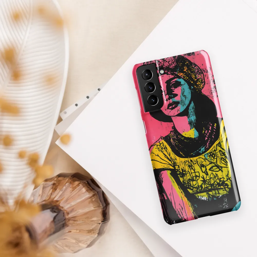 Urban Elegance: A Graffiti Portrait