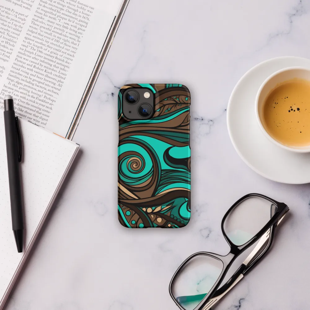 Fluctuating Currents | Phone Case |  13 Mini | Snap Case | Matte