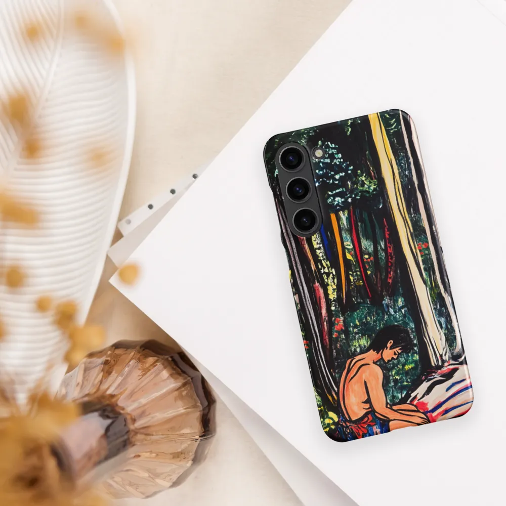 Contemplation in Nature | Phone Case |  S23 Plus | Snap Case | Matte