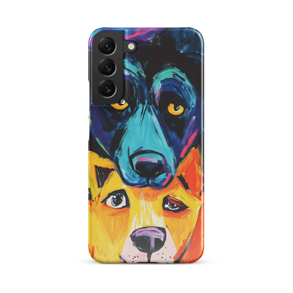 Vibrant Companions: An Expression of Canine Spirit | Phone Case |  S22 Plus | Snap Case | Glossy