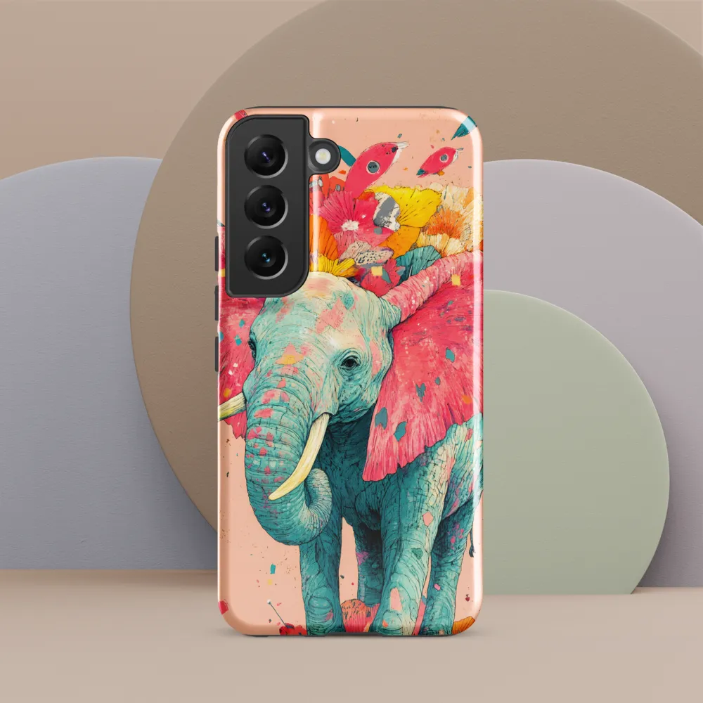 Whimsical Elegance: The Floral Elephant
