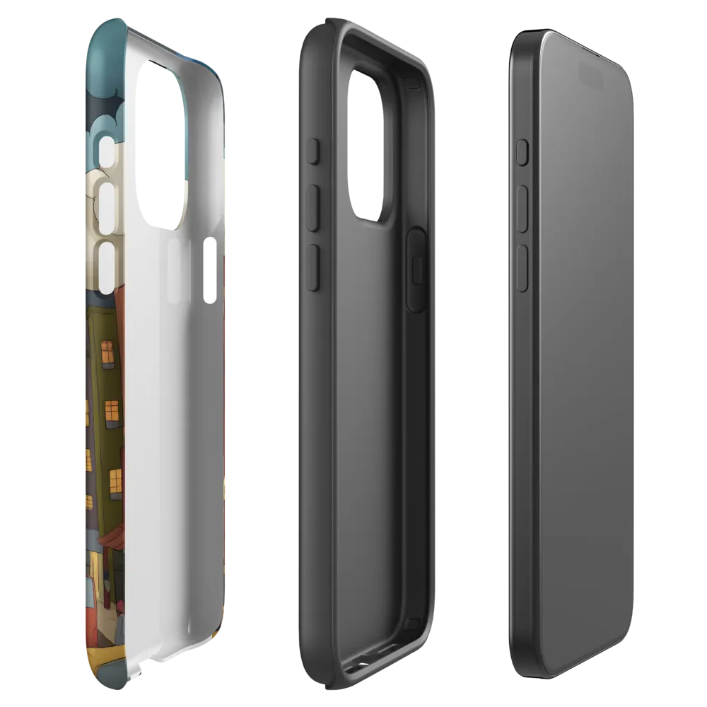 Urban Symphony: A City Awakens at Dusk | Phone Case |  15 Pro Max | Tough Case | Matte