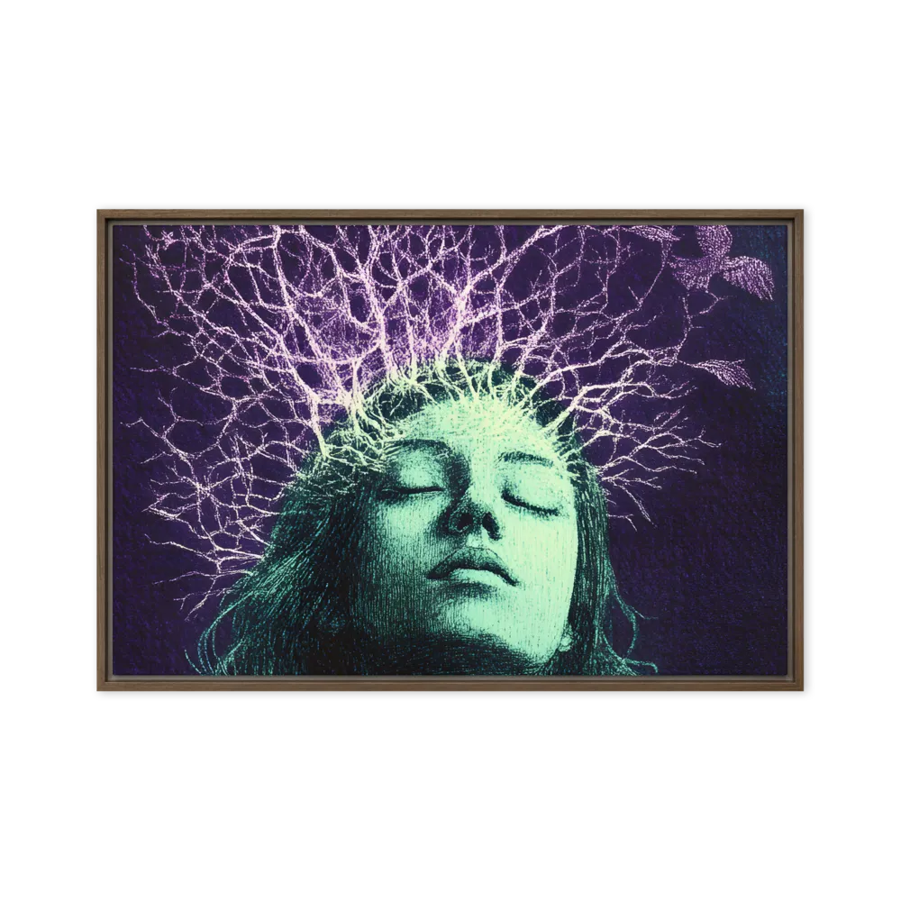 Whispers of Freedom | Canvas with Brown Frame | 24″×36″
