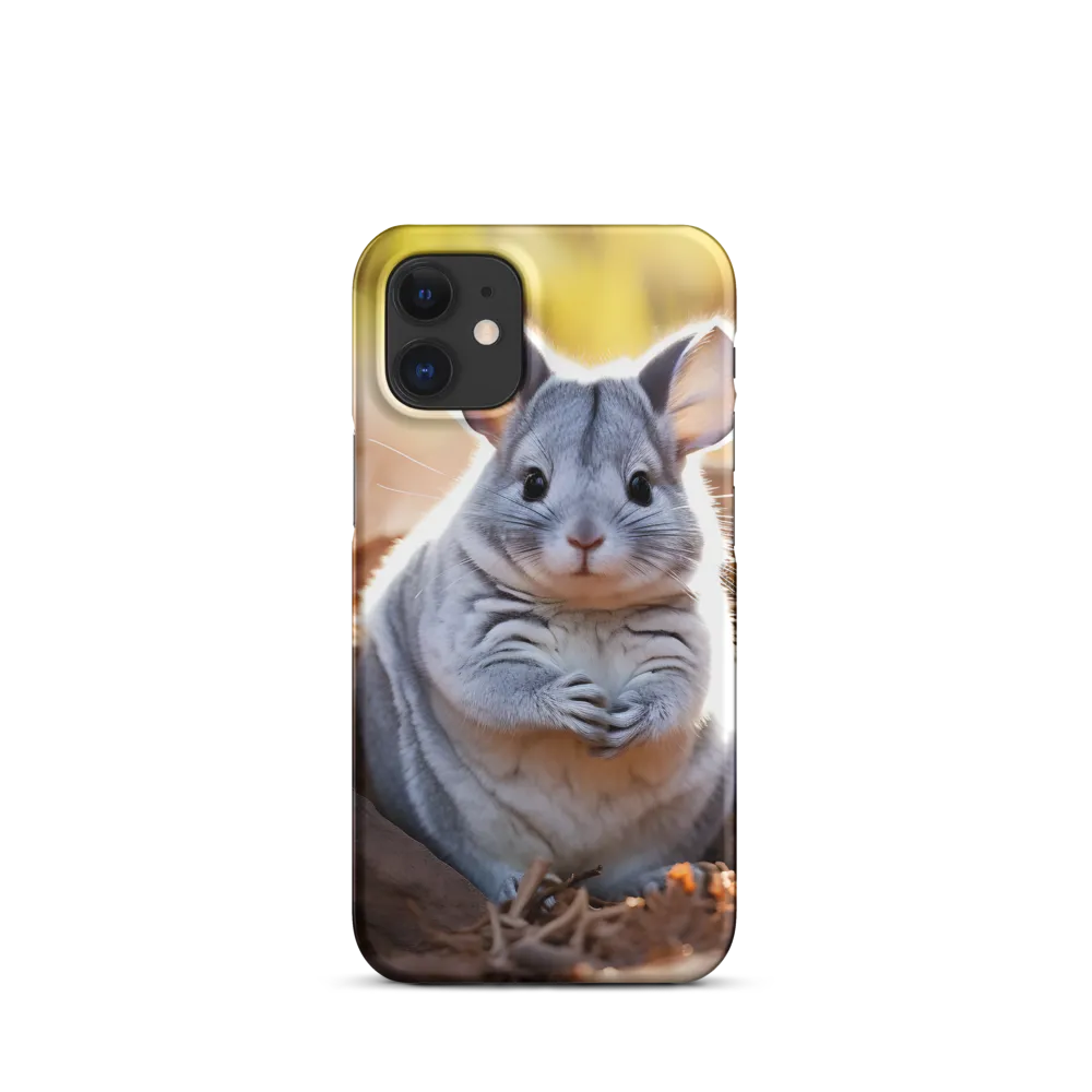 Gentle Whispers of Nature: The Chinchilla | Phone Case |  12 Mini | Snap Case | Matte