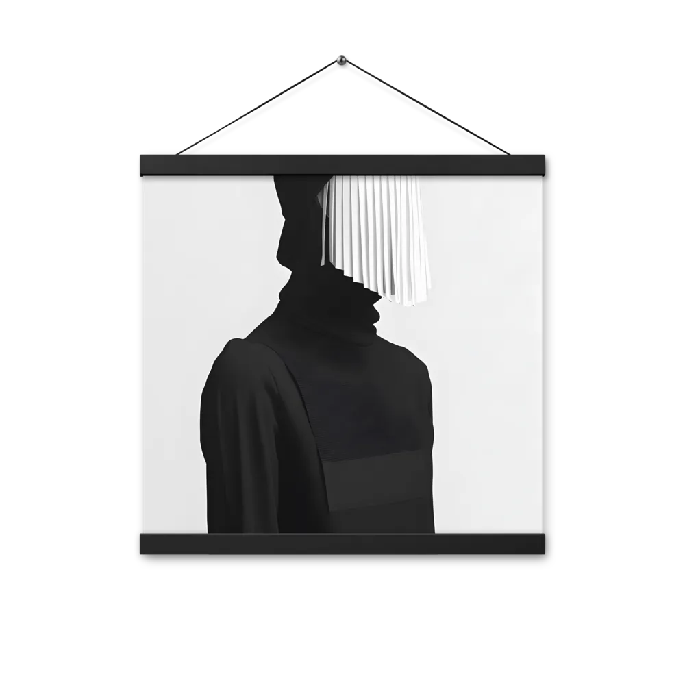 Veil of Mystery | Poster With Black Wood Hanger | 16″×16″