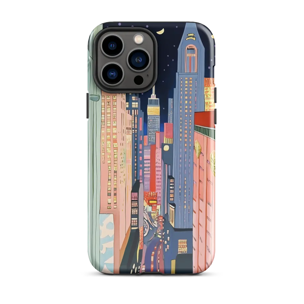Urban Dreamscape: A Pop Art Night | Phone Case |  13 Pro Max | Tough Case | Glossy