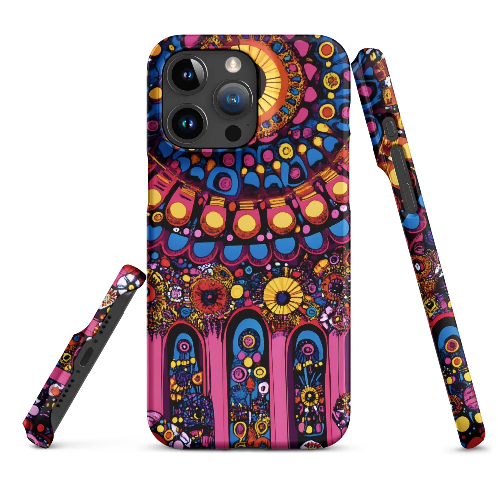 Whimsical Mandala Symphony | Phone Case |  15 Pro Max | Snap Case | Matte