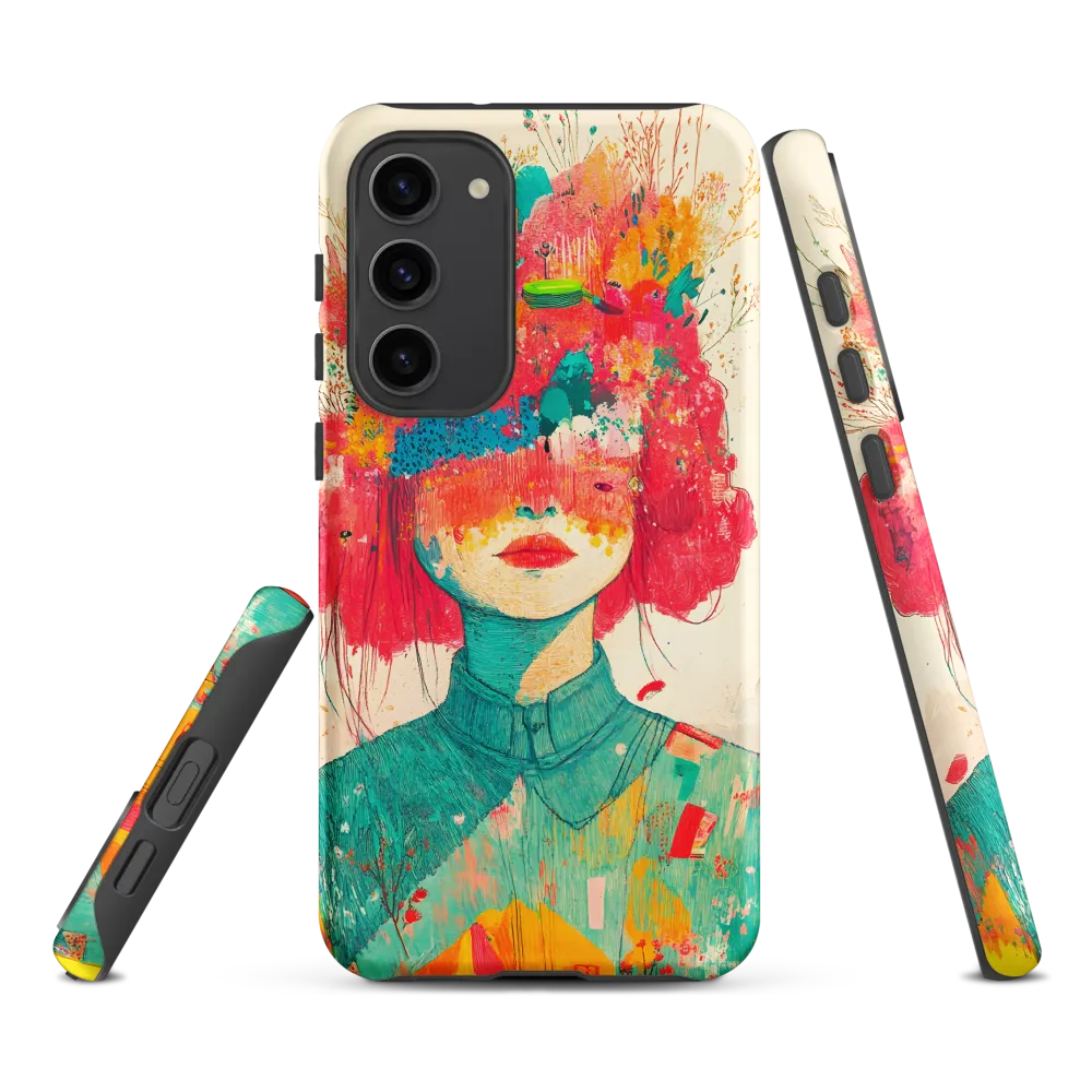 Whimsical Floral Portrait