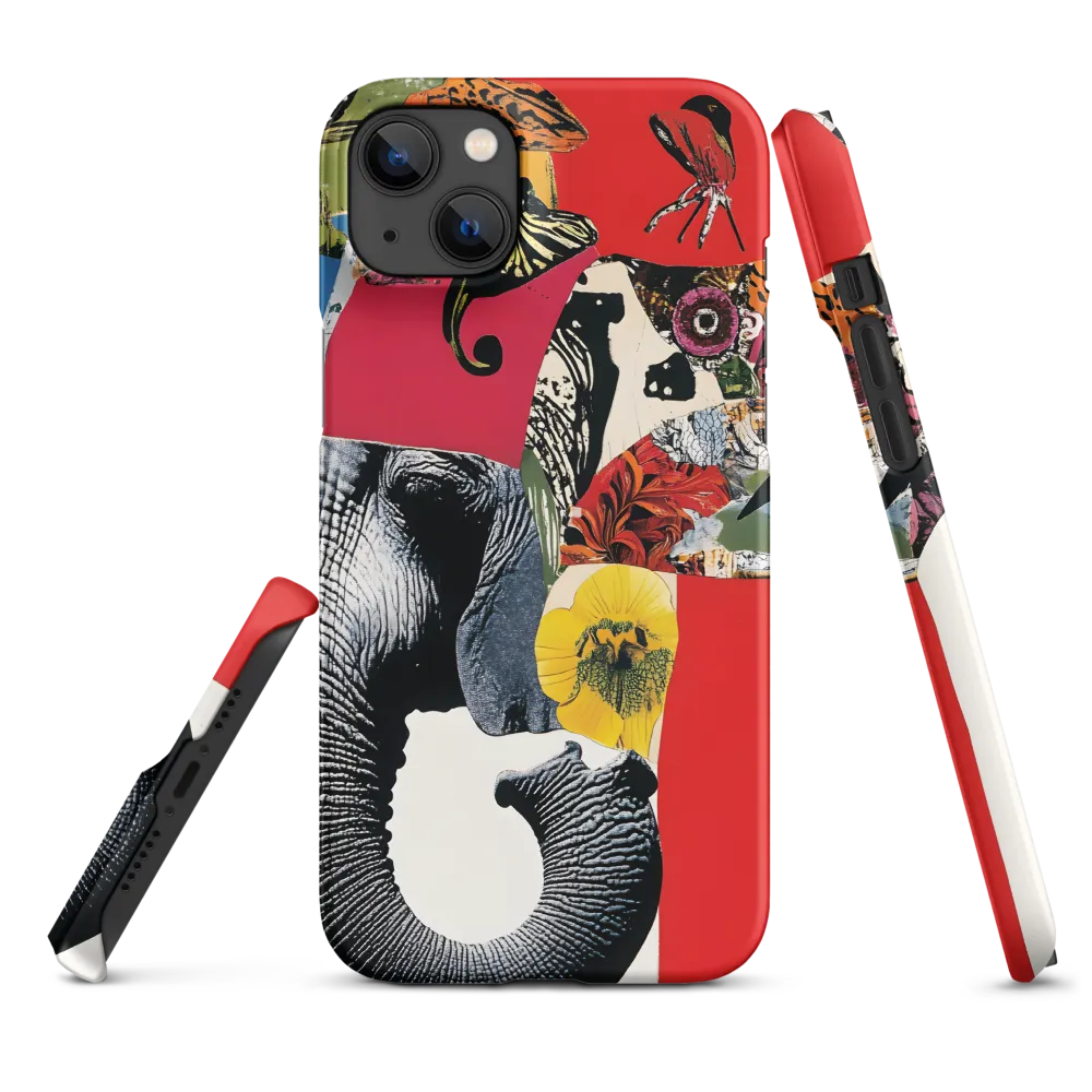 Whimsical Elephant: A Vibrant Collage of Life