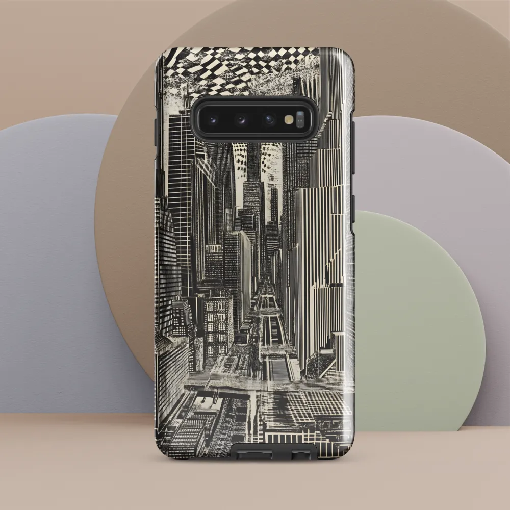 Urban Dreams: A Surreal Cityscape | Phone Case |  S10 Plus | Tough Case | Glossy