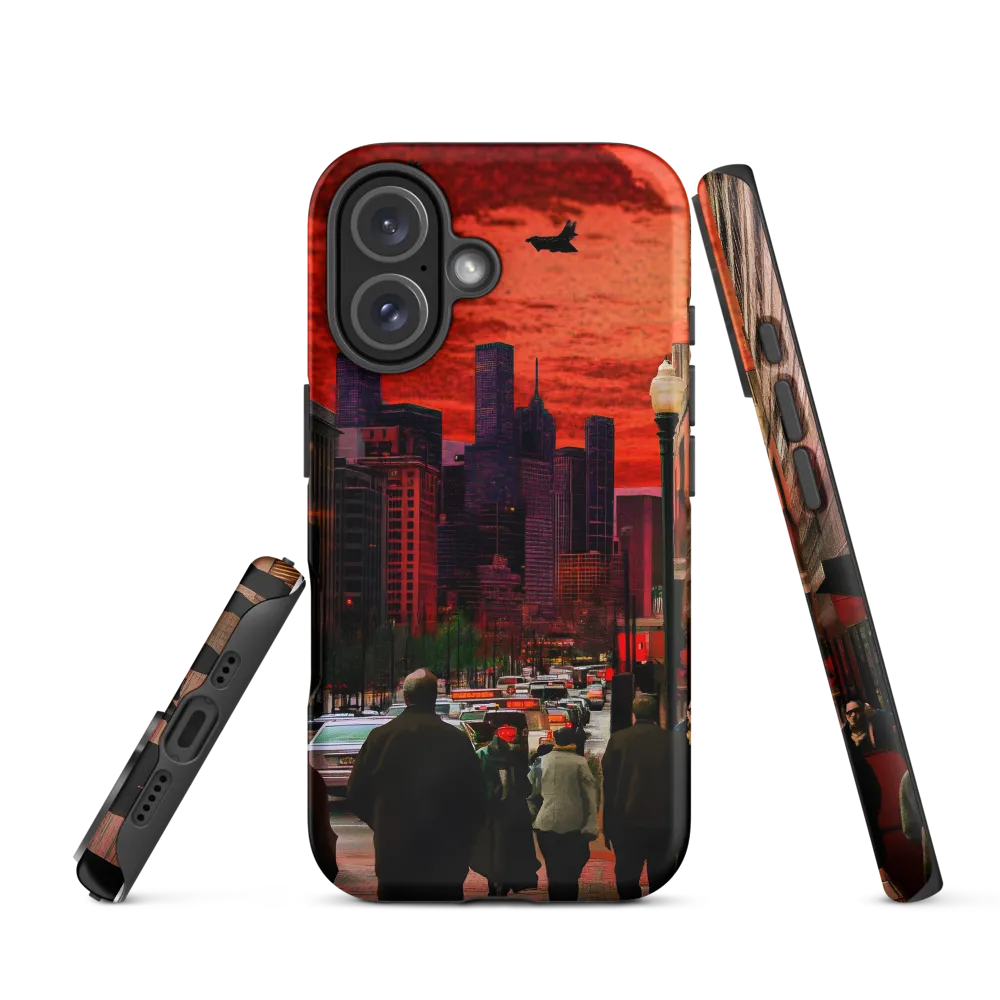 Urban Reverie: Stratospheric Shadows | Phone Case |  16 | Tough Case | Matte