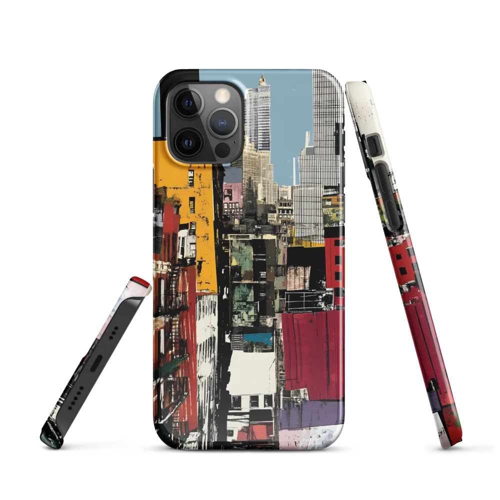 Urban Collage: A Vivid Cityscape | Phone Case |  12 Pro | Snap Case | Glossy
