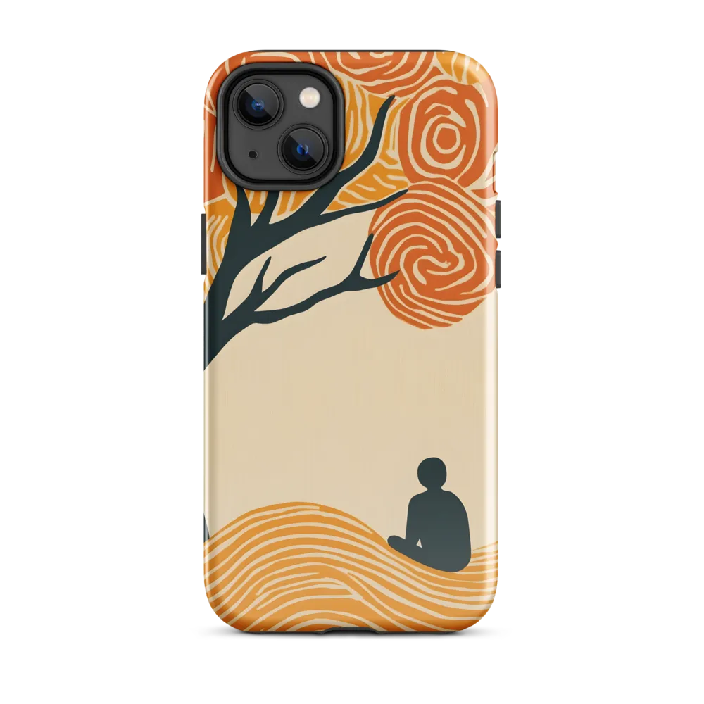 Silent Reflections under Swirling Leaves